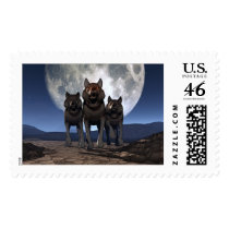 Les Loups postage