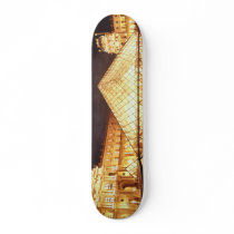 "Les Lumieres du Louvre" Paris Skateborad Custom Skateboard