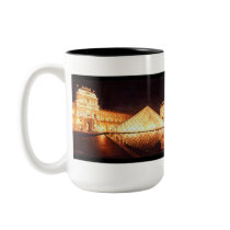 "Les Lumieres du Louvre" Watercolor Art mugs by PaulJacksonart "Les Lumieres du Louvre" Watercolor Art mugs