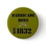 Les Misérables Love: Barricade Boys Button (Brown)