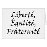 Les Misérables Love: Liberté, Égalité, Fraternité cards