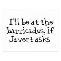 Les Miz - Javert Post Cards
