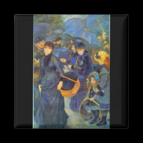 Les Para Pluies by Pierre Renoir Fridge Magnet