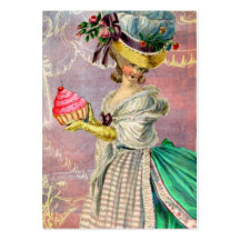 Les Petits Gateaux Marie Antoinette Cupcake & Bird Business Card Templates