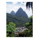 Les Pitons, St Lucia posters by mogplus5 Les Pitons, St Lucia posters