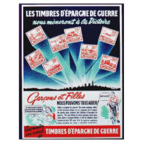 Les Timbres D'epargne De Guerre flyers