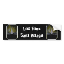 'Les Yeux Sans Visage' Bumper Sticker