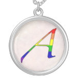 Lesbian and Gay Pride "Scarlet" Letter A Necklace necklaces