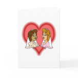 Lesbian Bi-Racial Couple Greeting Cards
