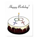 Lesbian Birthday Cake posters