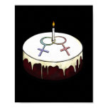 Lesbian Birthday Cake posters
