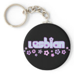 Lesbian Black Keychain
