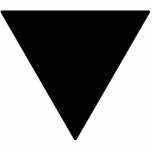 Lesbian Black Triangle Acrylic Cut Out