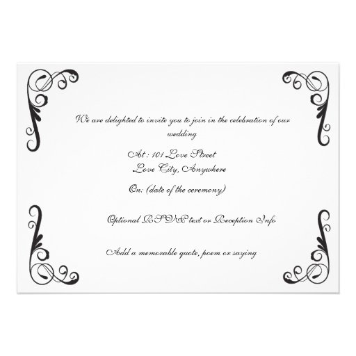 Lesbian Bride and Bride Black and White Wedding Custom Invites