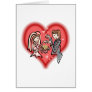 Lesbian Bride & Groom Card