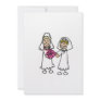 Lesbian Brides In Love Personalized Announcement