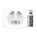 Lesbian Brides Wedding Stamps stamp