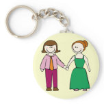 Lesbian Couple Key Chain