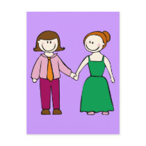 Lesbian Couple postcards by WildeWear Lesbian Couple postcards
