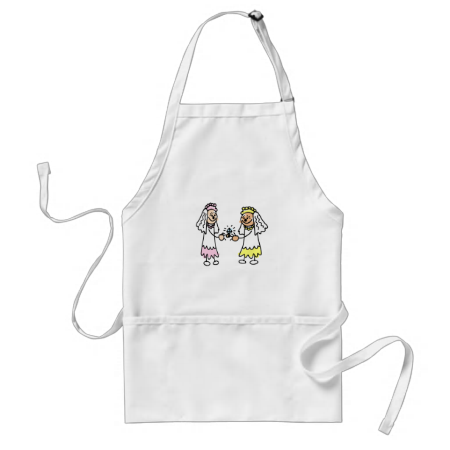 Lesbian Cute Brides Aprons