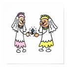 postcard - This great gift is perfect for anyone who is marrying their same sex partner, show everyone that you are in love and nothing will stop you from declaring your love. Great to show everyone you were just married, or for use as wedding favors or invitations.