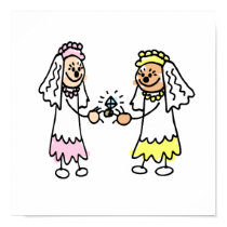 Lesbian Cute Brides posters