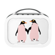 Lesbian Gay Pride Penguins Holding Hands Yubo Lunch Box