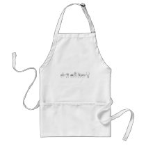 Lesbian in Sign Language Aprons