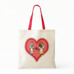 Lesbian Interracial Brides Tote Bag