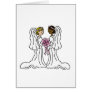 Lesbian Interracial Couple Card