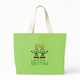 Lesbian Just Married bag