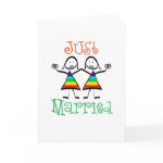 Lesbian Just Married Card