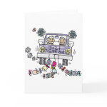Lesbian Just Married Cards