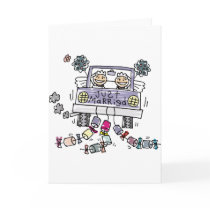 Lesbian Just Married Cards