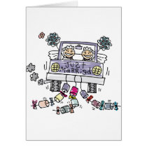 Lesbian Just Married Cards cards