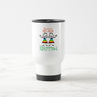Lesbian Just Married mug