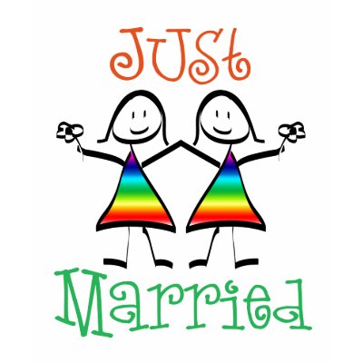 Lesbian Just Married TShirt
