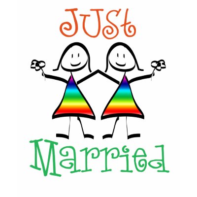 Lesbian Just Married TShirt