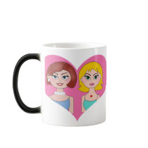 Lesbian Love Mug by Xuxario Lesbian Love Mug