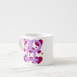 Lesbian Marriage Hearts Espresso Mug
