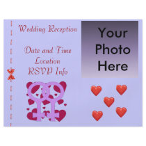 Lesbian Marriage Hearts Personalized Flyer