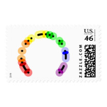 Lesbian Morse Code Arc Postage