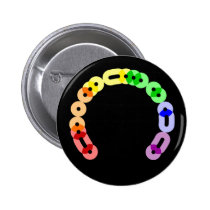 Lesbian Morse Code Arc Round Button buttons