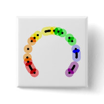 Lesbian Morse Code Arc Square Button