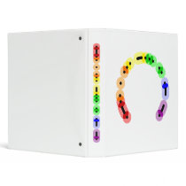 Lesbian Morse Code Avery Binder