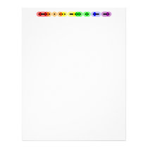 Lesbian Morse Code Bar Letterhead letterhead