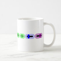 Lesbian Morse Code Bar Mug mugs