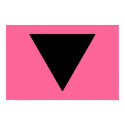 Lesbian Pride Black Triangle posters