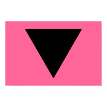 Lesbian Pride Black Triangle posters by rainbowthree Lesbian Pride Black Triangle posters