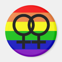 Lesbian Pride Magnets
